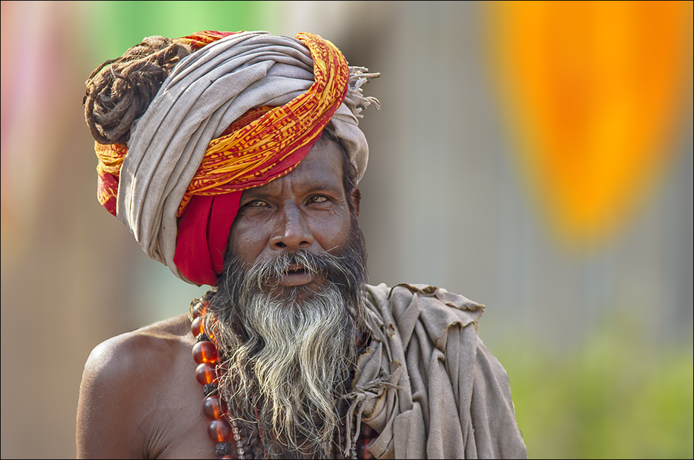 Pilger in Varanasi