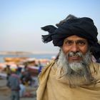 Pilger in Varanasi