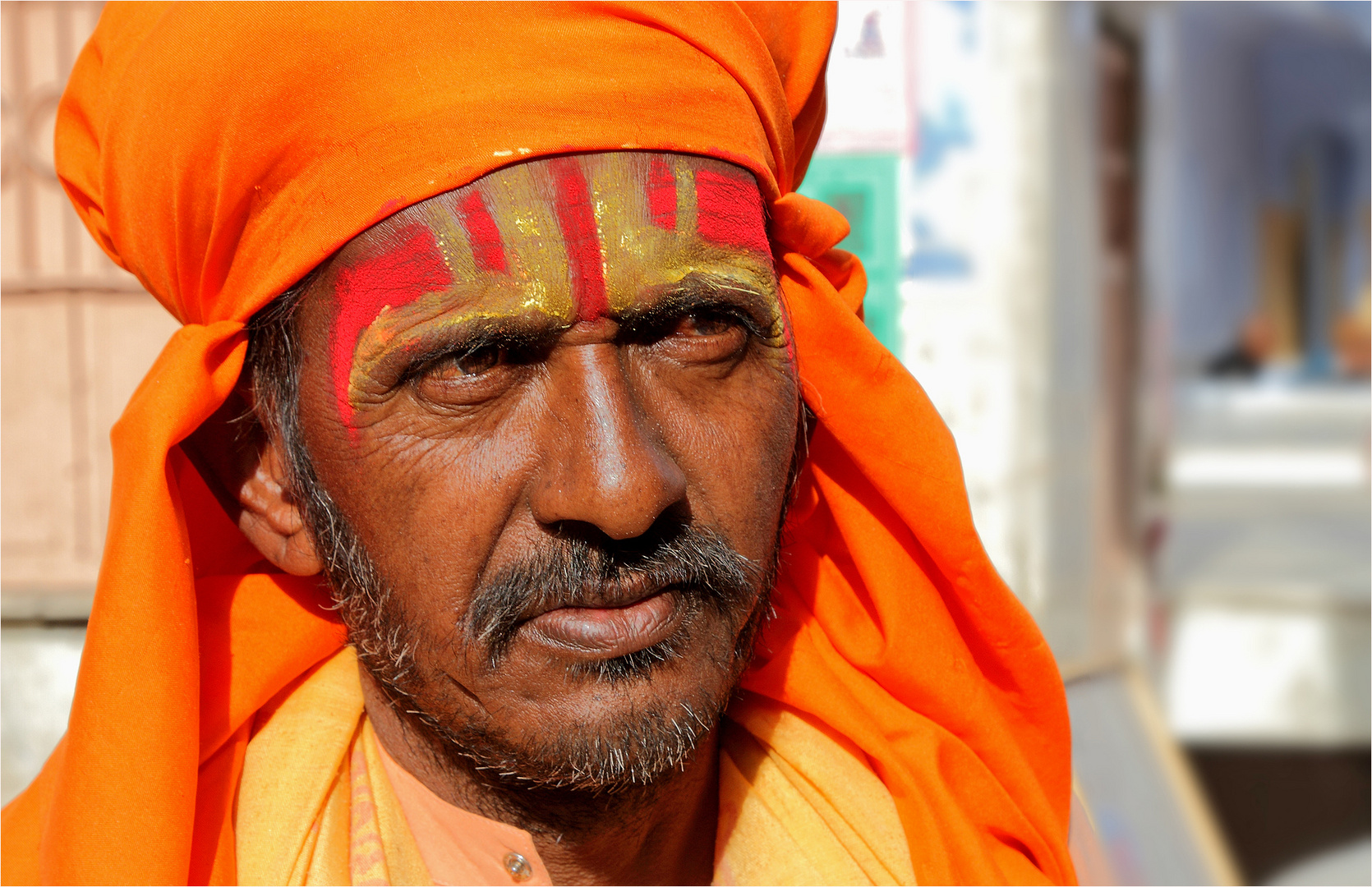 Pilger zum Brahma-Tempel in Pushkar