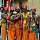 Pilgergruppe in Madurai