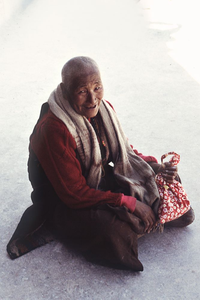 Pilgerin im Potala von yamdrok 