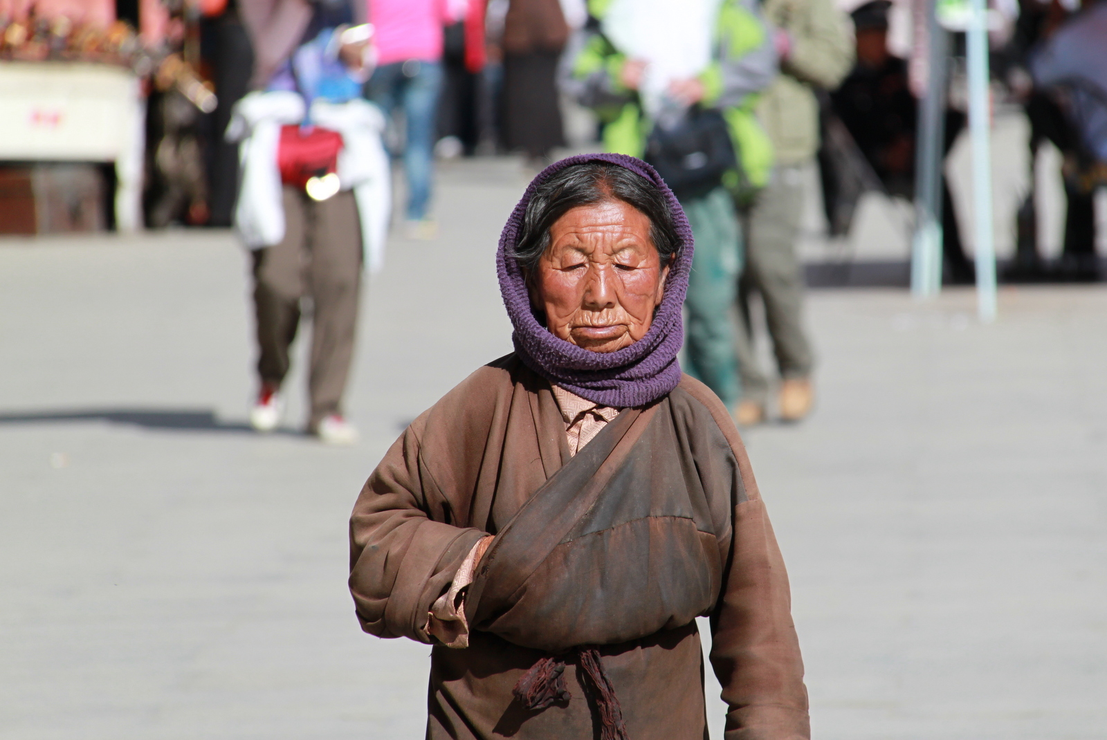 Pilgerin in Tibet