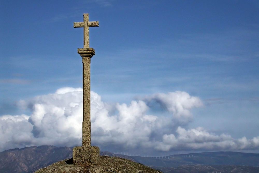 Pilgerkreuz am Kap Finisterre