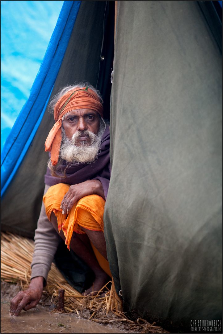 Pilgrim of khumb mela