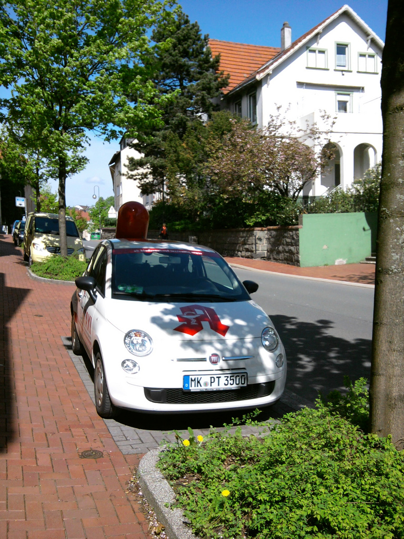 Pillentaxi bei der Mittagspause