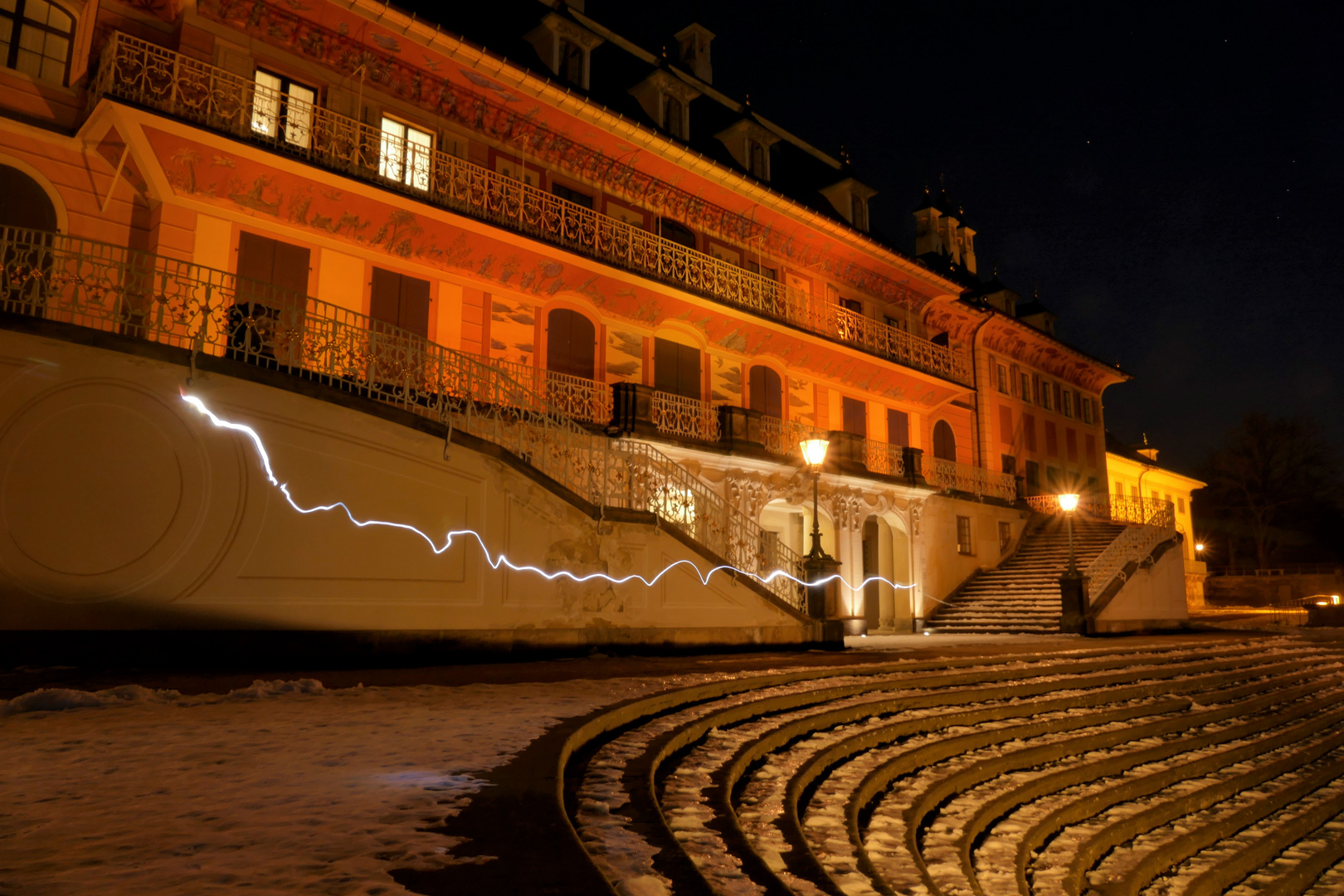 Pillnitz am Abend