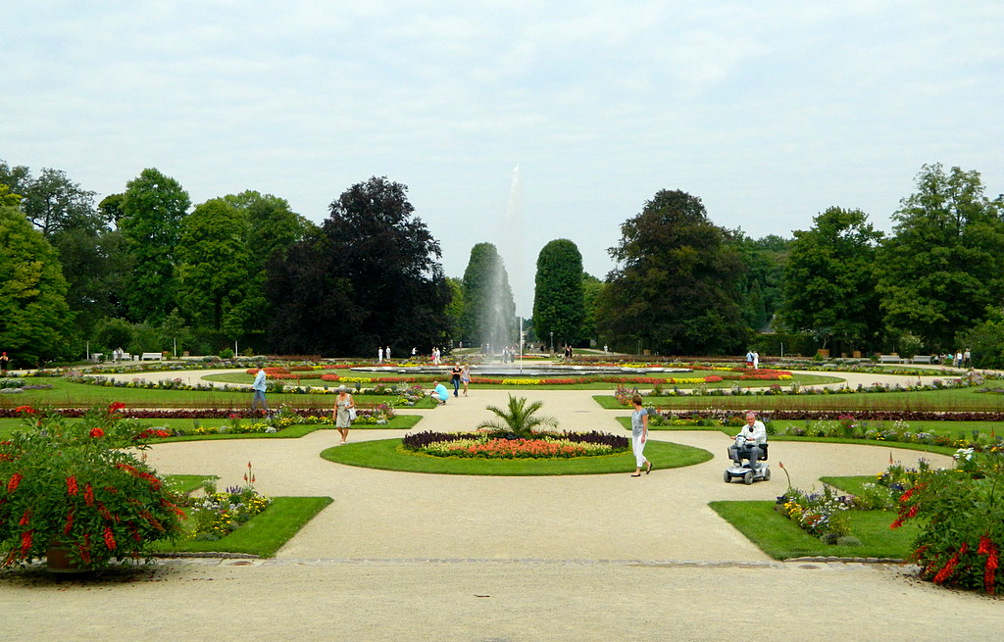 Pillnitz, particolare del parco