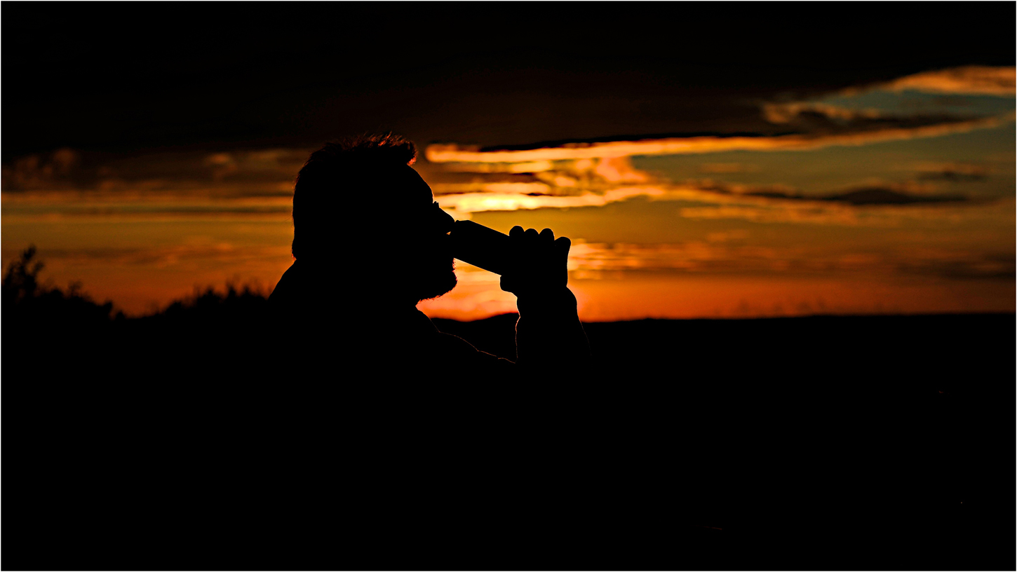 Pils in der Abendsonne