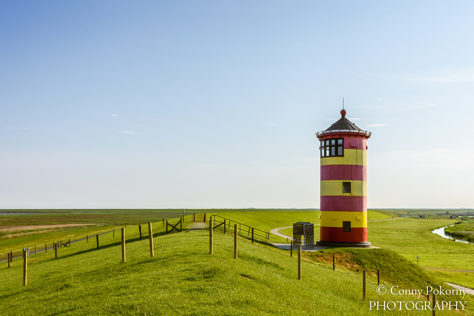 Pilsumer Leuchtturm, Ostfriesland, Deutschland 