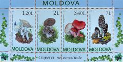 Pilze auf Briefmarken