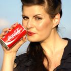 Pin up likes Coke