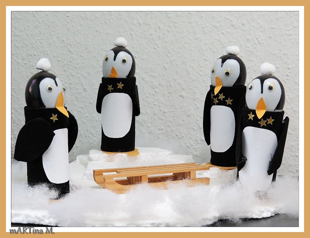 Pinguinparade (mit Gedicht)