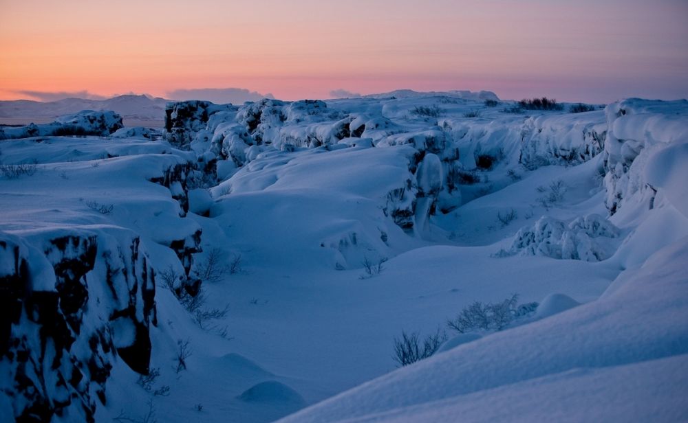 Pingvellir im Winterkleid