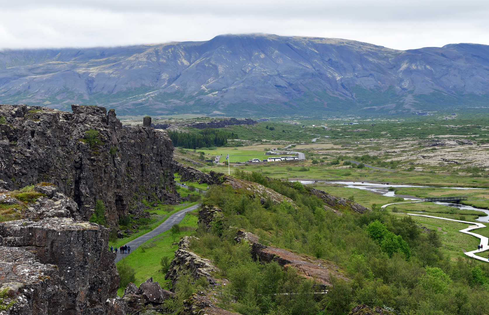 Pingvellir von oben