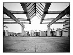 Pinholefoto Jüdisches Gemeindezentrum / Du-Innenhafen