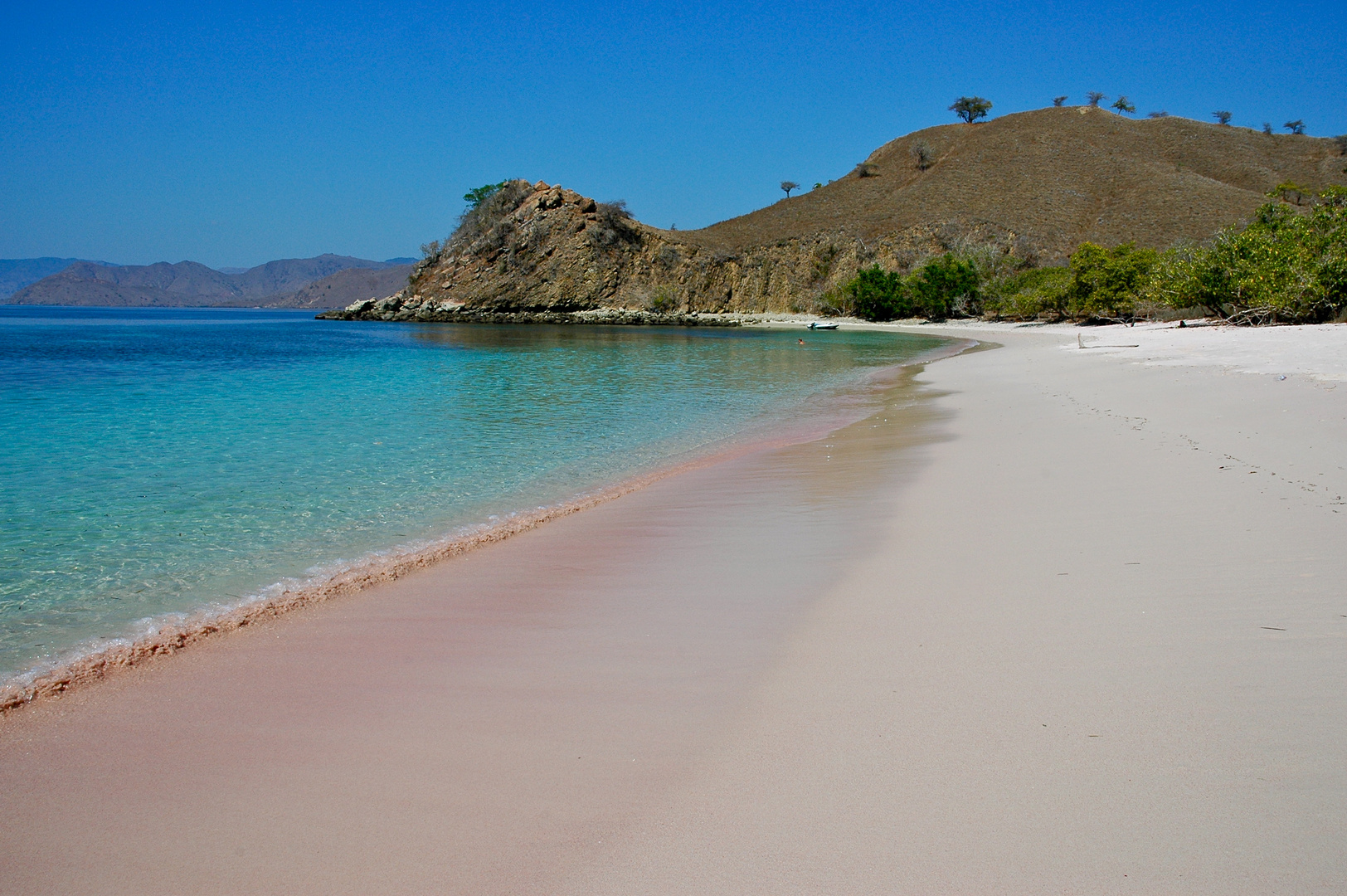 Pink Beach of Komodo Island - Indonesia