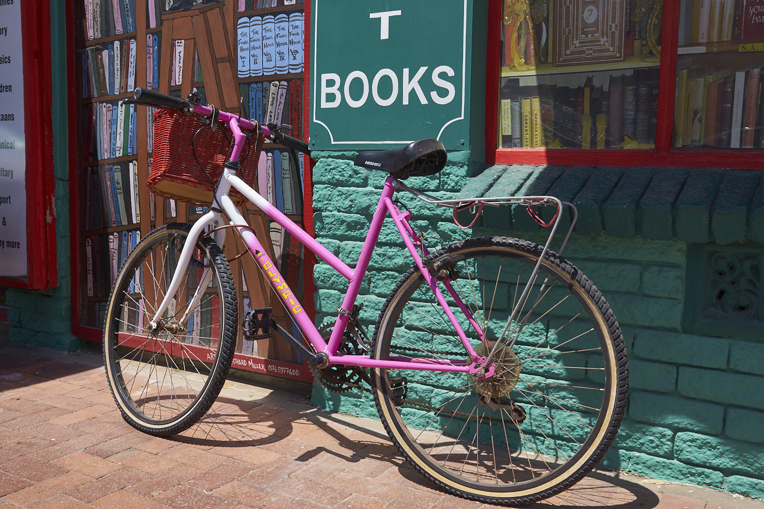 pink bicycle