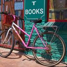 pink bicycle