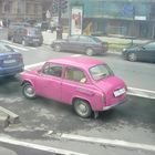 Pink car