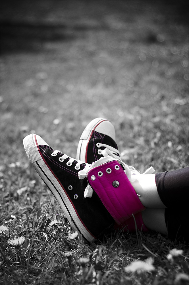 pink chucks