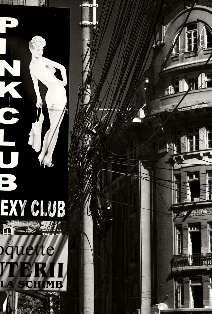 pink club - b/w