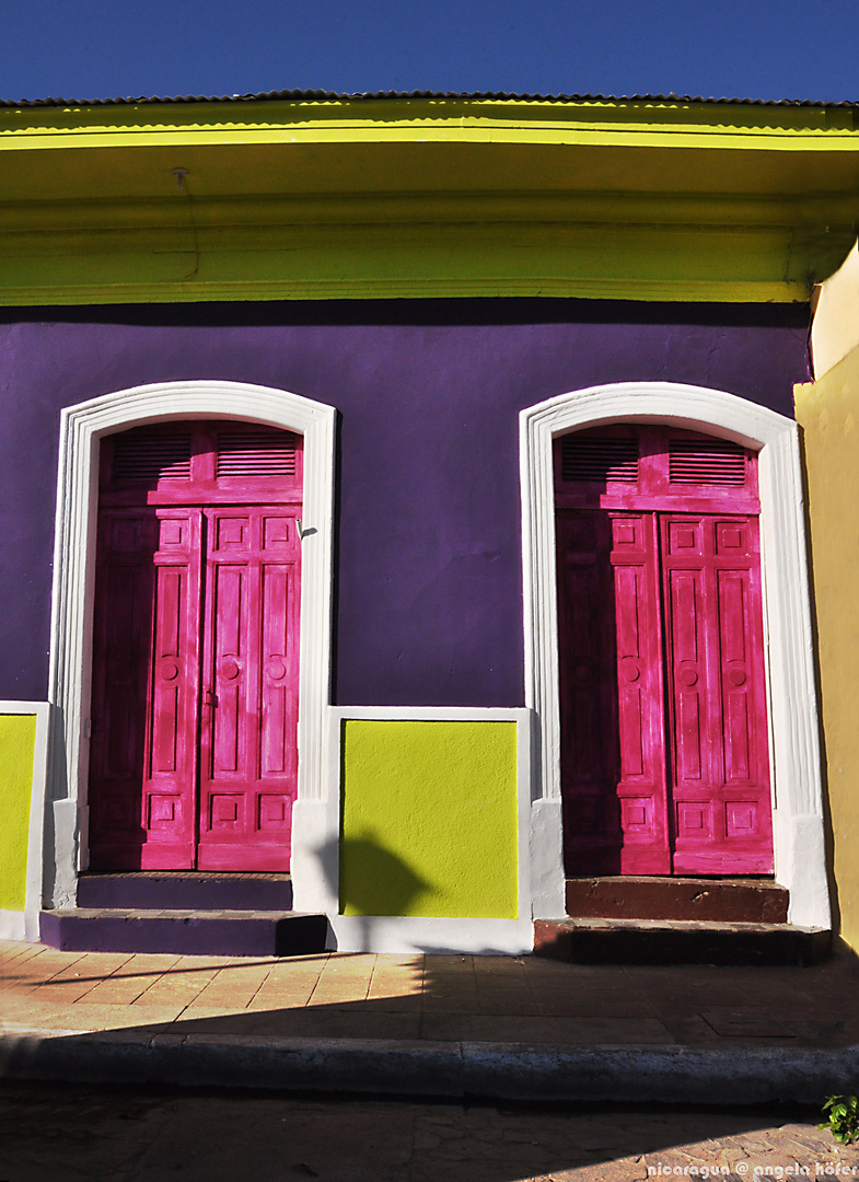 pink doors