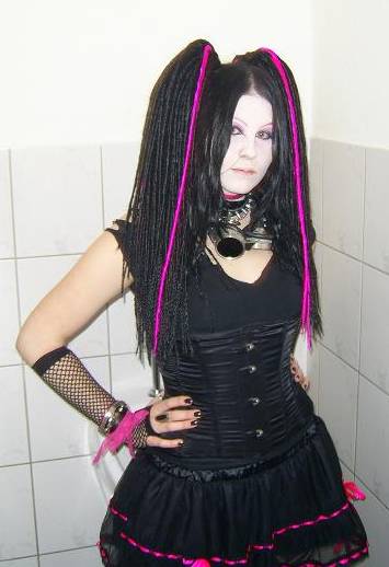 Pink Gothic girl