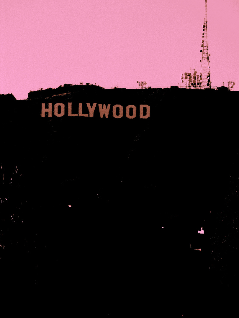 Pink Hollywood Hills