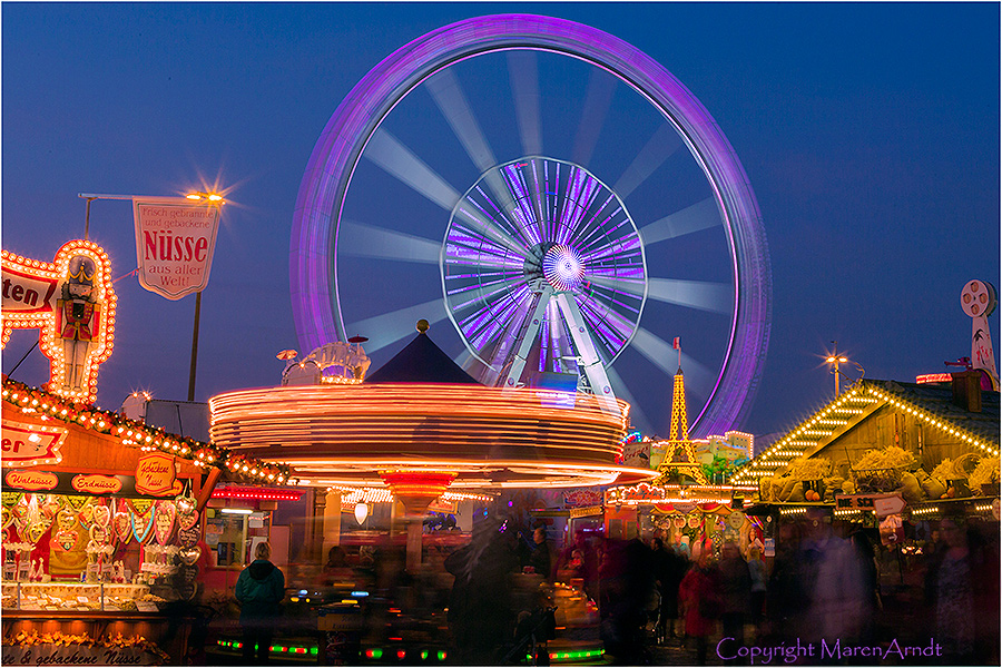 Pink light - blue hour