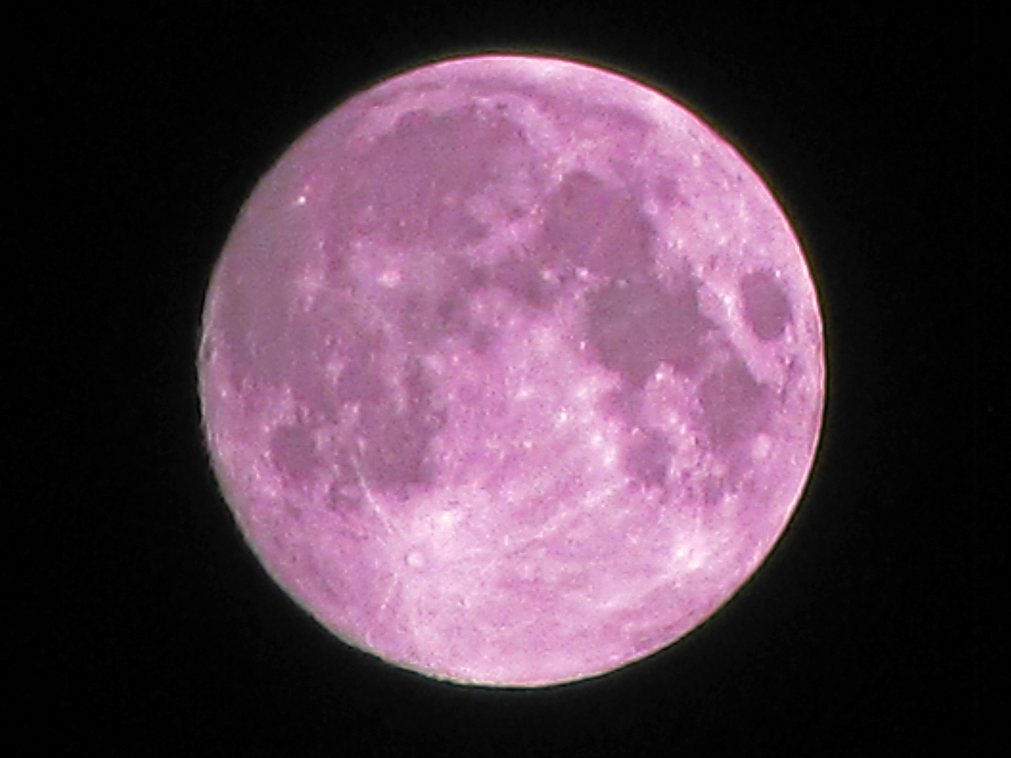 Pink Moon Foto & Bild mondaufnahmen, himmel & universum, natur Bilder