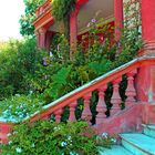 Pink stairway, Villa Ocampo,San Isidro