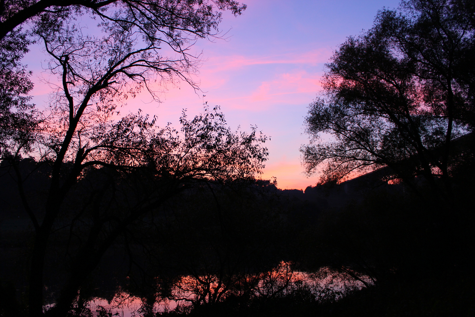 Pink und Blau