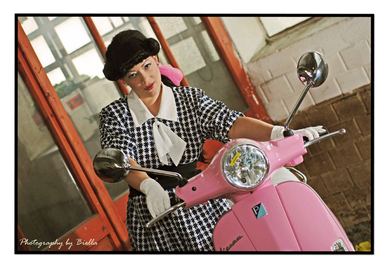 Pink Vespa