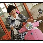 Pink Vespa