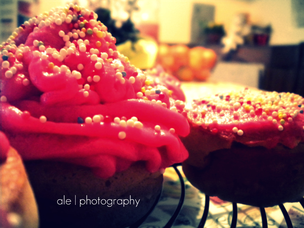 pinke cupcakes