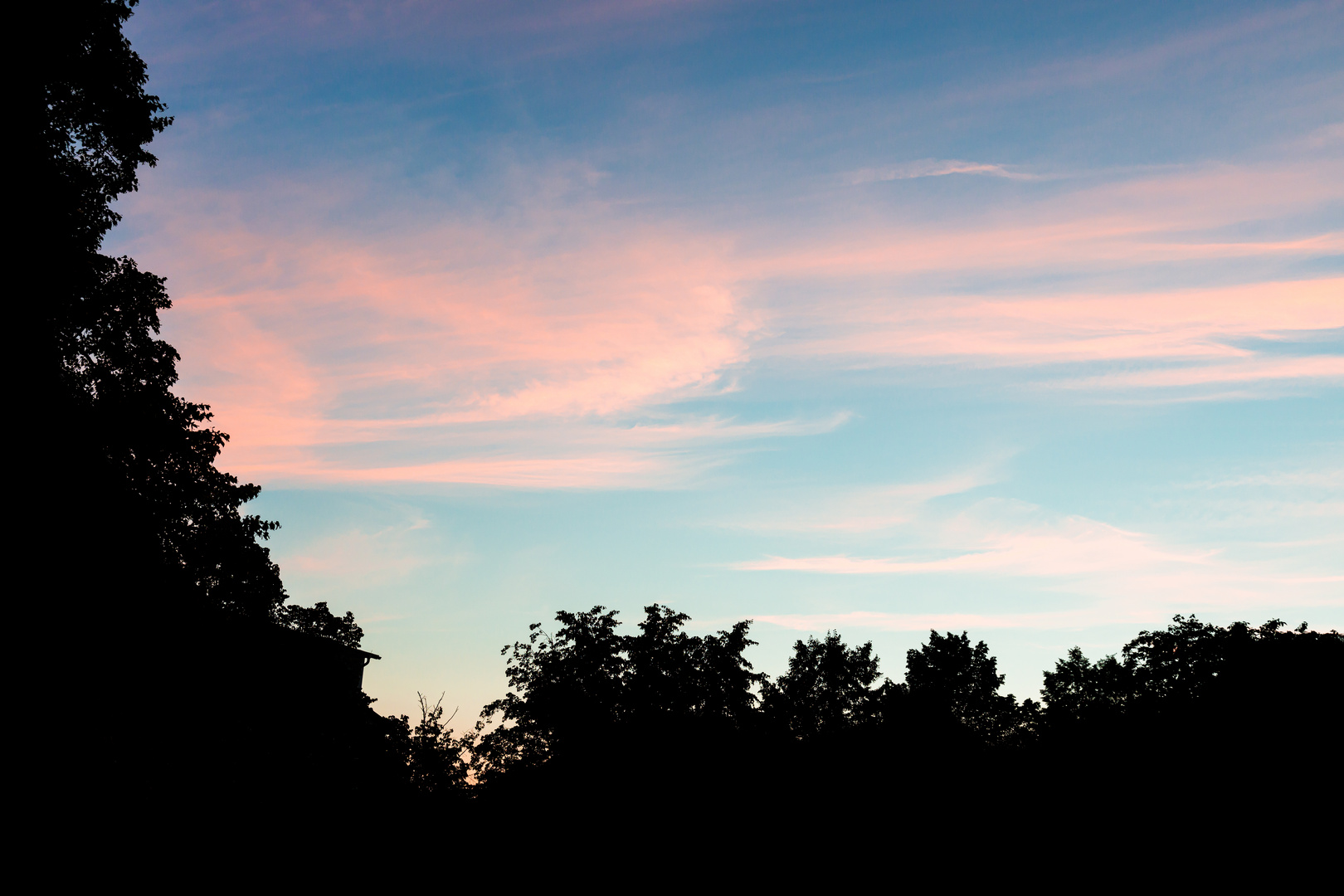 Pinke Wolken