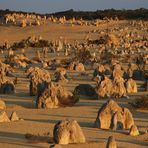 Pinnacles in untergehender Sonne