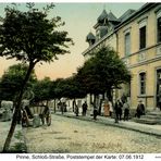 Pinne, Provinz Posen, Westpreußen, Schloßstraße, um 1911 (heute - Pniewy, Polen)