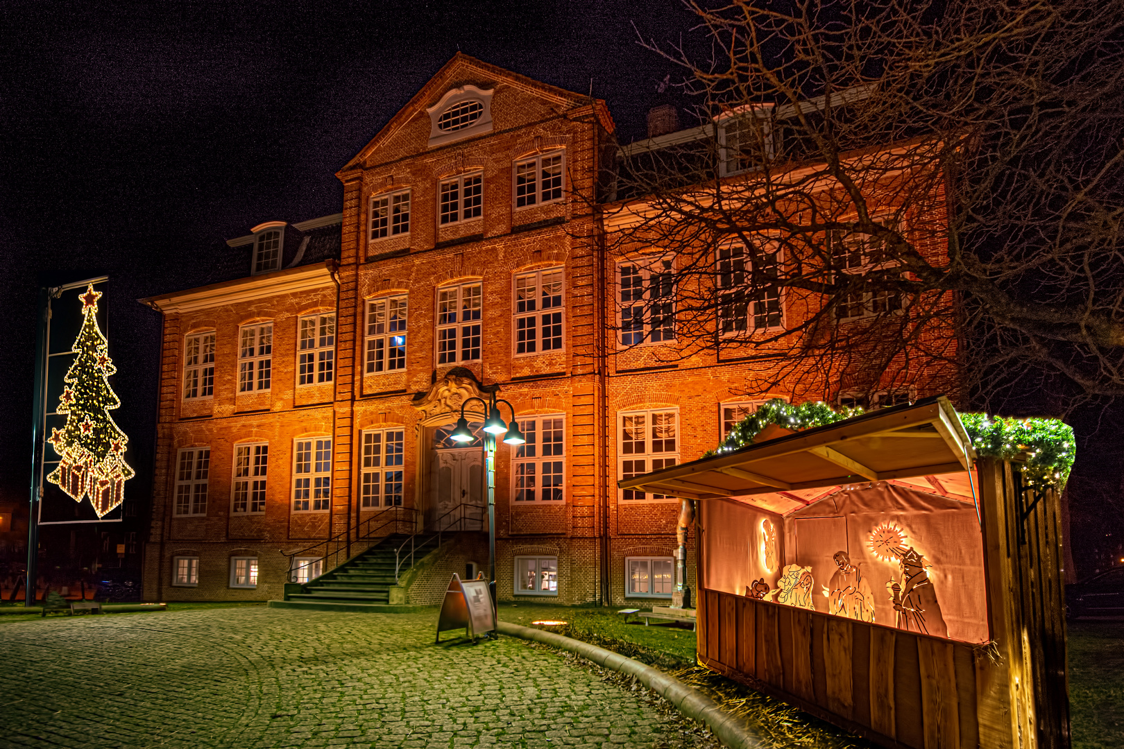 pinneberg weihnachtsmarkt vor der Drosteil