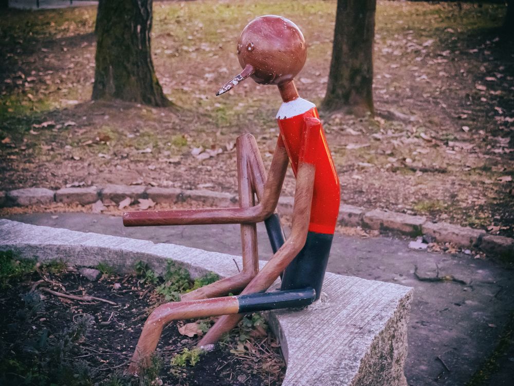 Pinocchio nel parco