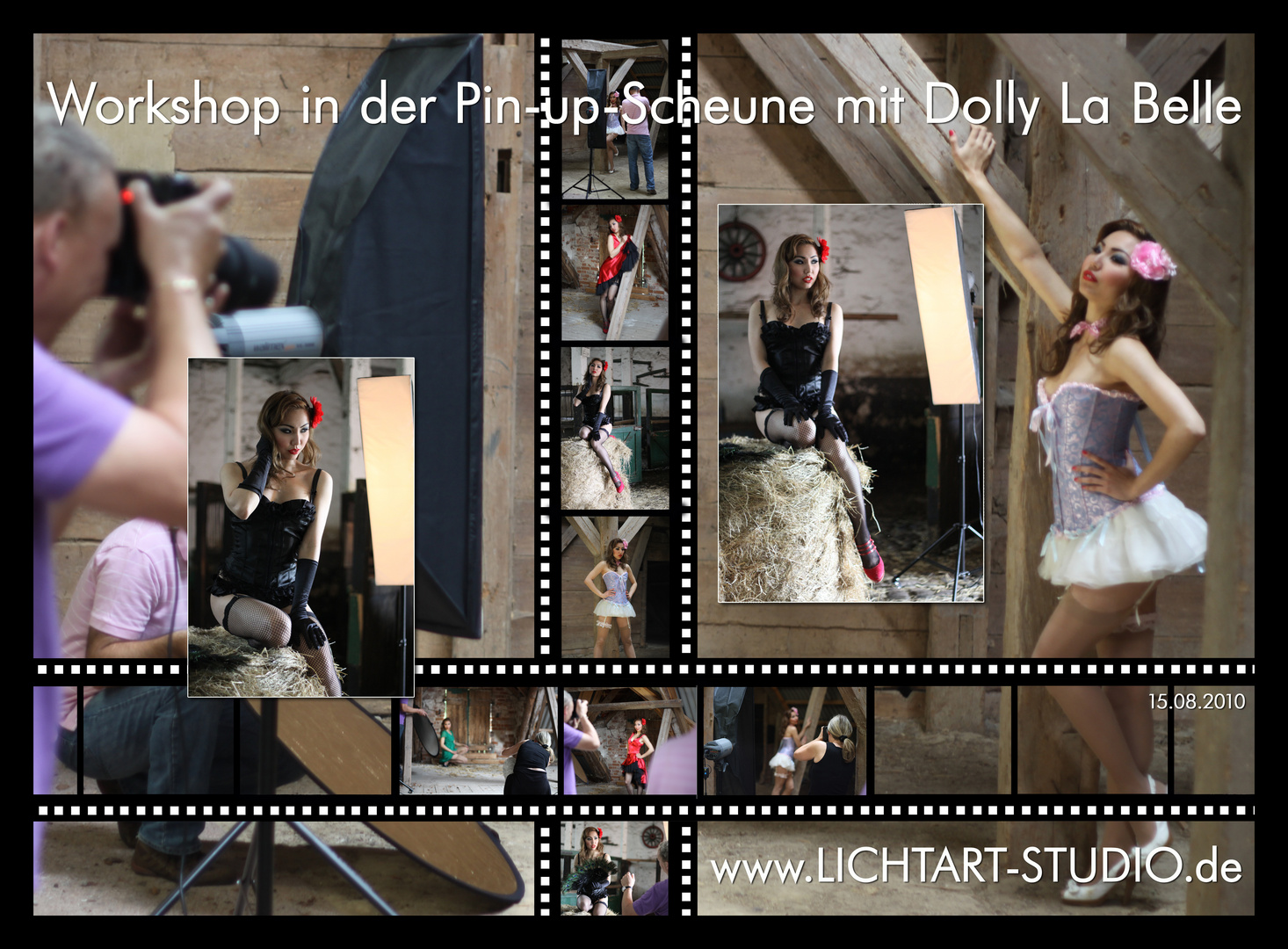Pinup Workshop vom Lichtart Studio mit Dolly La Belle