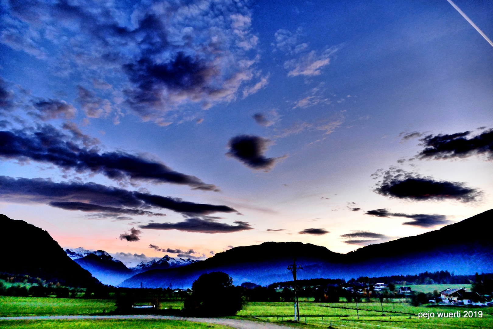 PINZGAU/Salzburg HDR mit Kitzsteinhorn