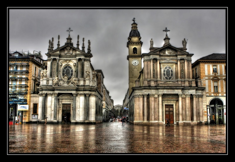 Pioggia a Torino