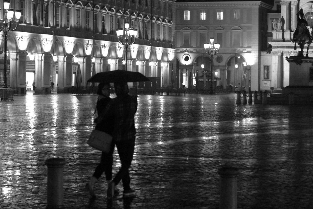Pioggia a Torino