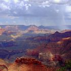 Pioggia sul Grand Canyon