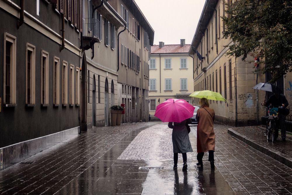 Piove a Monza