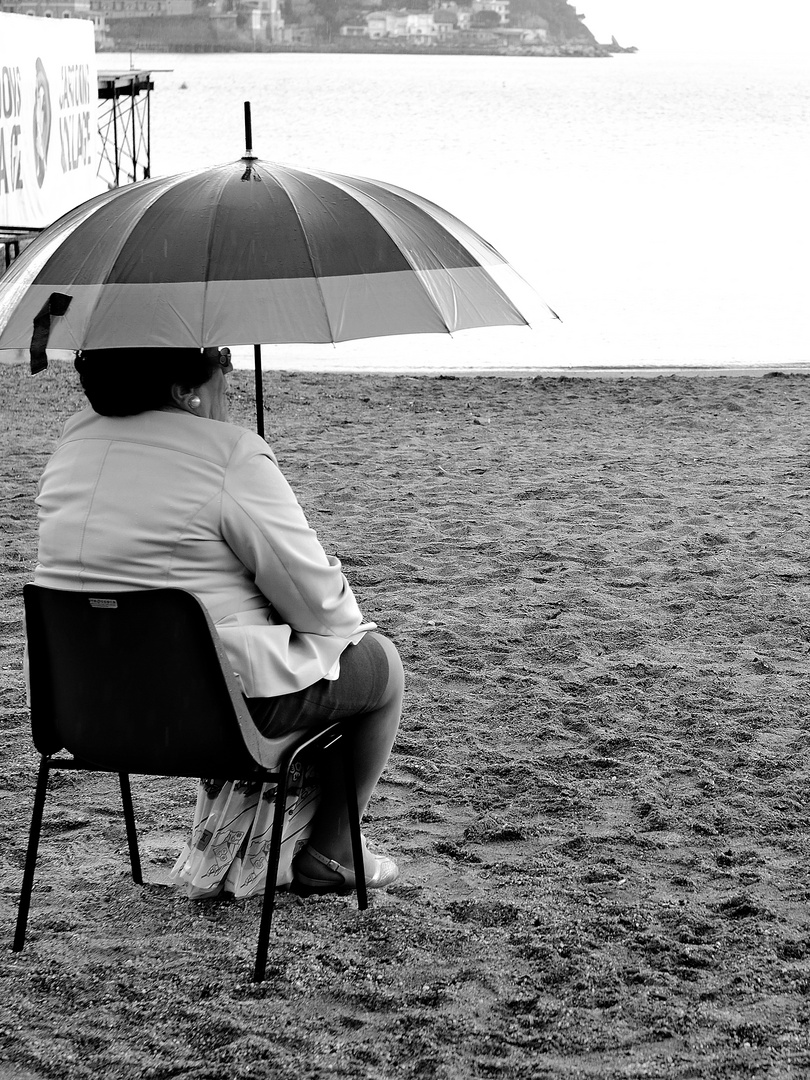 Piove sulla Spiaggia