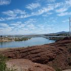 Pipeline-Bridge über den Colorado River