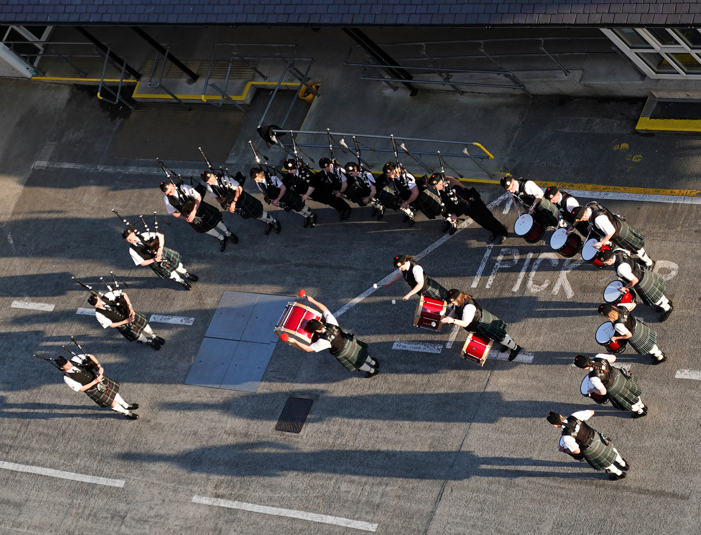 Pipes&Drums zum Abschied