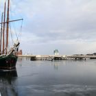 Pippilotta, Segler, Dreimaster im Museumshafen von Kappeln an der Schlei